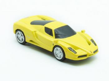 флешка машинка Ferrari Enzo (метал. корпус + вращающиеся колеса)